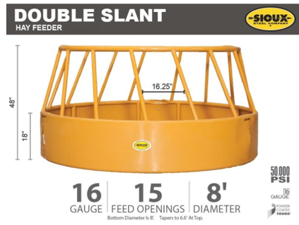double.slant.hayfeeder